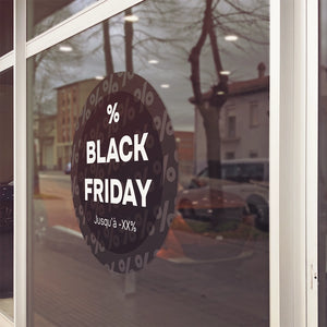 Stickers vitrine Géant Black Friday N°2