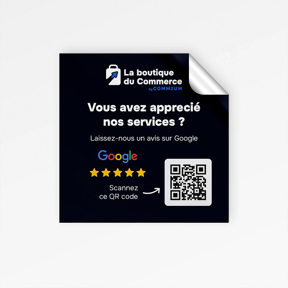 Stickers récolte avis Google